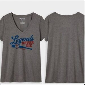 Torrid Gray Short Sleeve A League Of There Own T Shirt Size 3